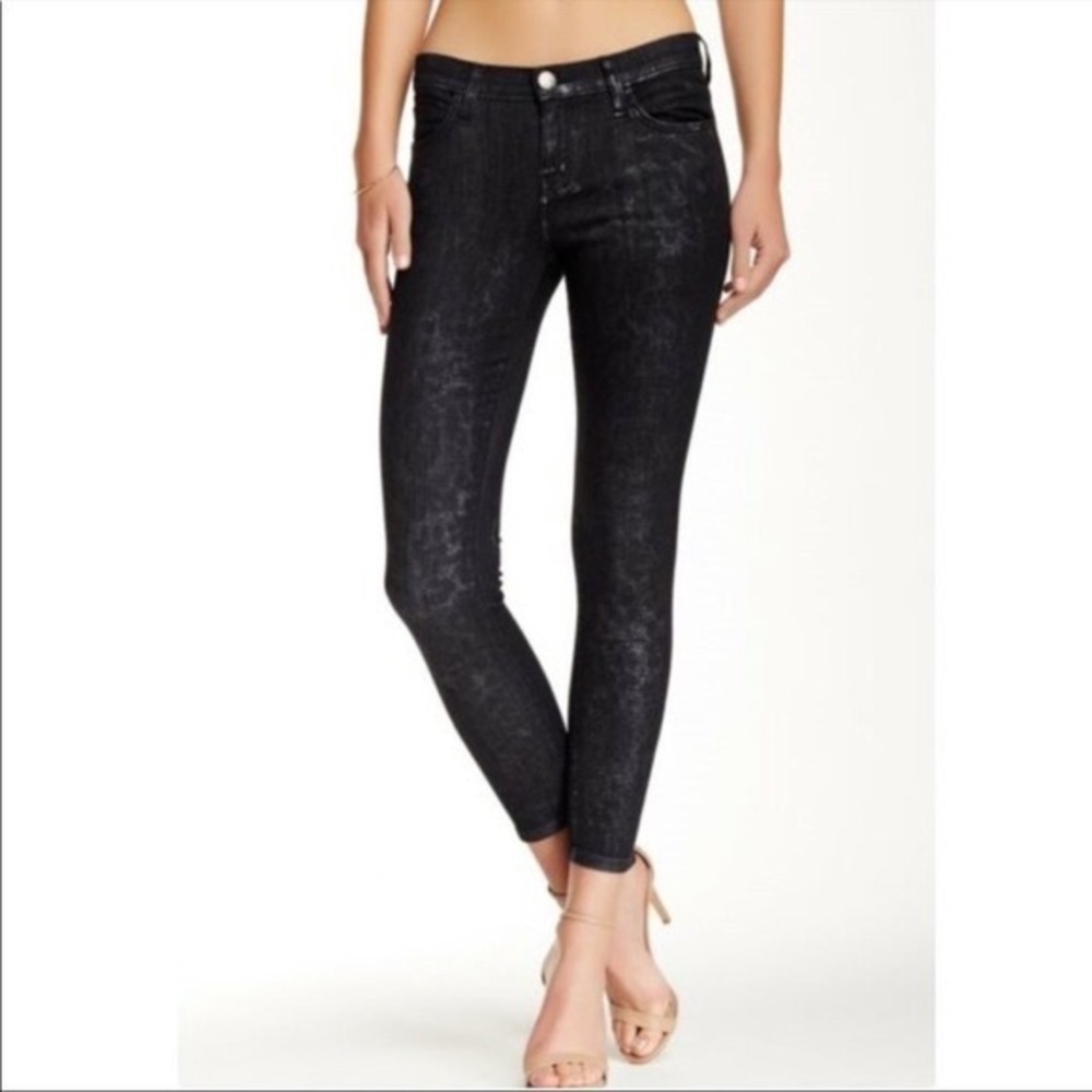 Current/Elliott The Stiletto Highland Leopard Jeans - Size 27